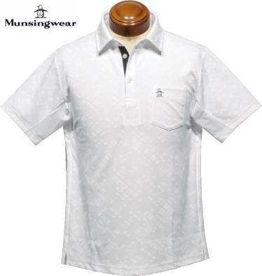 マンシング　メンズ　半袖ポロシャツ　MGMVJA08　ホワイト