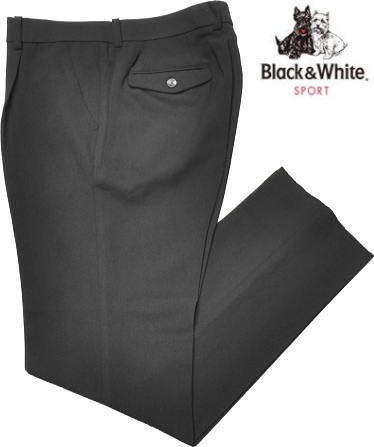 ブラック＆ホワイト　メンズ　スラックス　BGS5101ED　ブラック