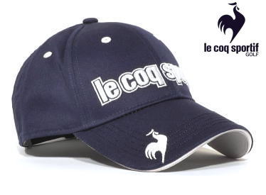 ルコックゴルフ　メンズ　帽子　QGMVJC00　ネイビー