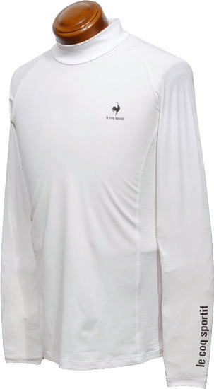 ルコックゴルフ　メンズ　ハイネックアンダーシャツ　QGMTJM00　ホワイト