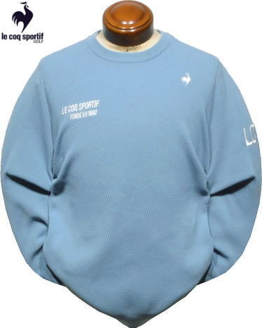 ルコックゴルフ　メンズ　セーター　QGMWJL00　ブルー