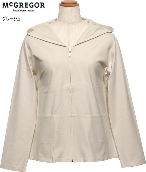 マクレガー 夏向けパーカー レディース 311816104 　グレージュ