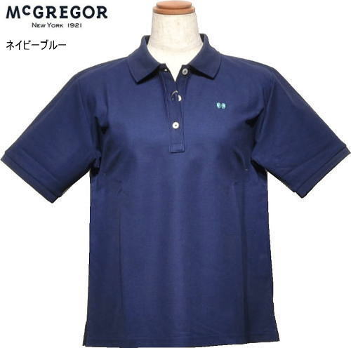 マックレガー　レディース　半袖ポロシャツ　311626201　ネイビーブルー