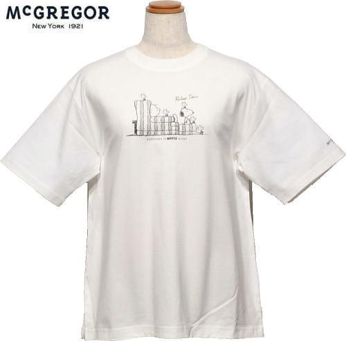マックレガー　レディース　スヌーピーコラボTシャツ 311725402　ホワイト