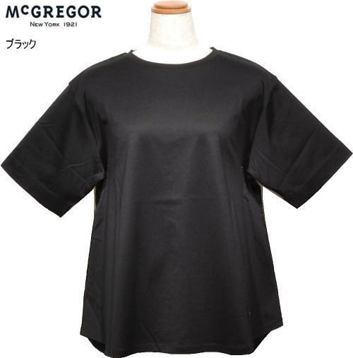 マックレガー レディース ワイドシルエットTシャツ 311725510 ブラック