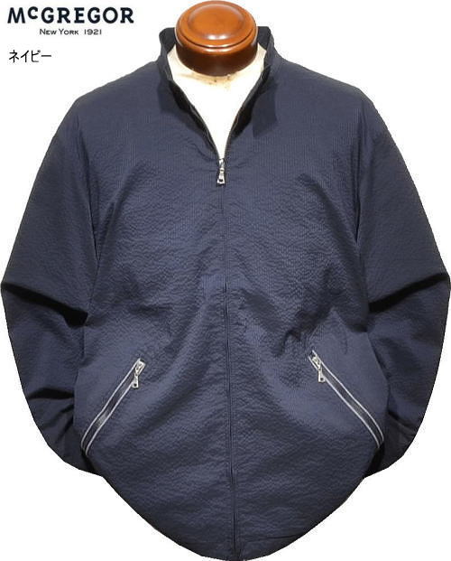 マックレガー　メンズ　夏向けブルゾン　111115110　ネイビー