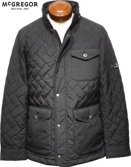 マックレガー メンズ キルティングジャケット 111135601 ブラック
