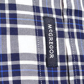 新品 McGREGOR　半袖　ボタンダウン　シャツ　Ｌ　タータンチェック柄