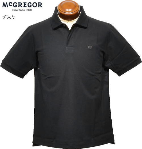 マックレガー　メンズ　半袖ポロシャツ　111626001　ブラック