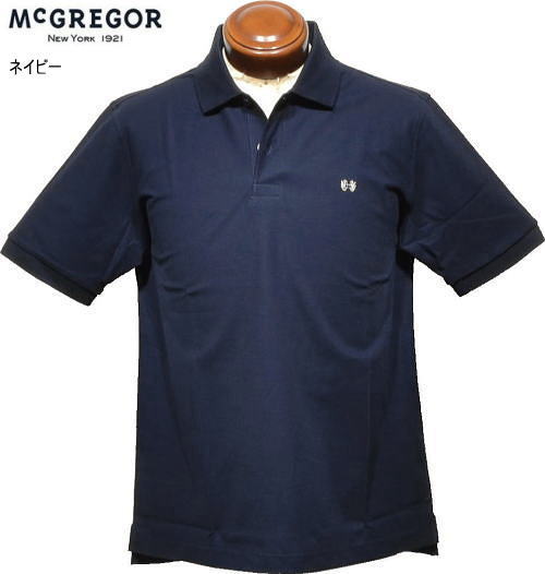 マックレガー　メンズ　半袖ポロシャツ　111626001　ネイビー