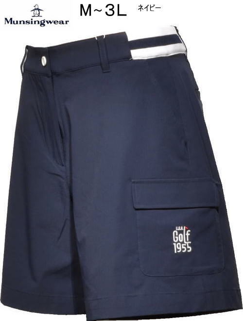 マンシング　レディース　ショートパンツ　MG6SHP34L　ネイビー