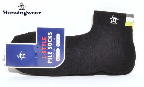 マンシング　メンズ　ソックス　MG6SSO04M　ブラック