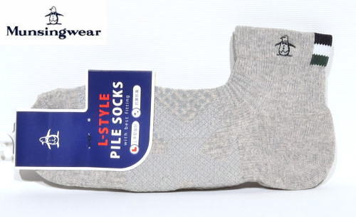 マンシング　メンズ　ソックス　MG6SSO04M　グレー