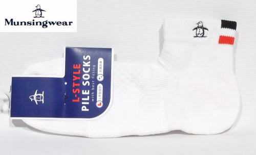 マンシング　メンズ　ソックス　MG6SSO04M　ホワイト