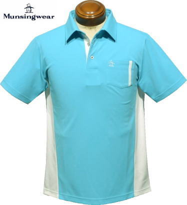 マンシング　メンズ　半袖ポロシャツ　MGMVJA03CH　ブルー