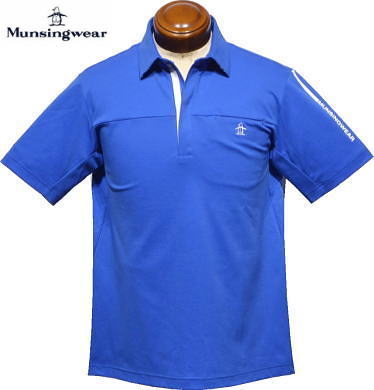 マンシング　メンズ　半袖ポロシャツ　MGMVJA06　ブルー