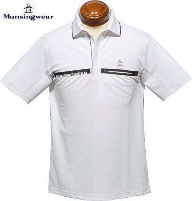 マンシング　メンズ　半袖ポロシャツ　MGMVJA12　ホワイト