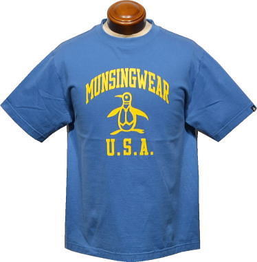 マンシング　メンズ　Tシャツ　MGMRJC51　ブルー