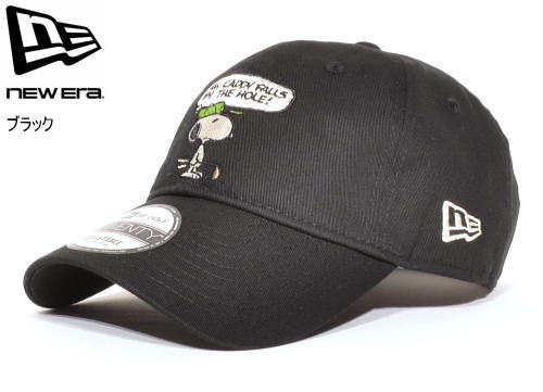 ニューエラゴルフ　メンズ　スヌーピーコラボキャップ　14865329　ブラック