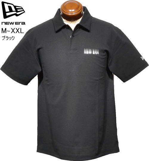 ニューエラゴルフ　メンズ　半袖ポロシャツ　14859939 14859946　ブラック